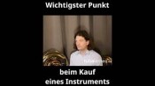 Das kommt noch vor dem Zustand des Instruments