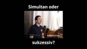 In welcher Reihenfolge wird im Musikstudium gearbeitet?